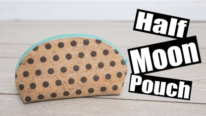 Half Moon Pouch FREE Sewing Pattern and Tutorial