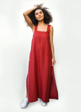 Wide-Strap Maxi Dress FREE Sewing Pattern