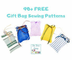 90+ Free Gift Bag Sewing Patterns