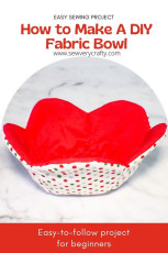 Fabric Bowl FREE Sewing Pattern and Tutorial