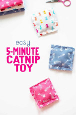 5 Minute Catnip Toy FREE Sewing Tutorial