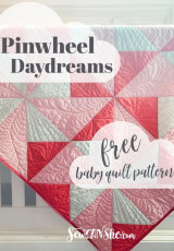 Pinwheel Daydream Baby Quilt FREE Tutorial