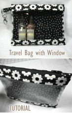 Travel Bag with Window FREE Sewing Tutorial