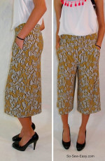 Culottes FREE Sewing Pattern and Tutorial