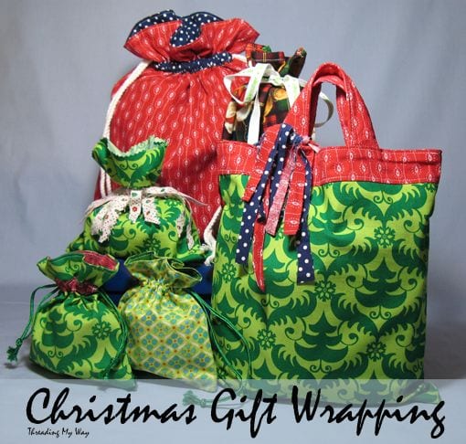 Reusable Christmas Fabric Gift Wrap