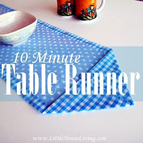 Ten minute table runner