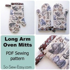 Long Arm Oven Mitts pattern