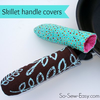 Skillet handle cover pattern