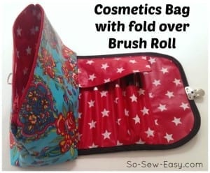Cosmetics bag pattern