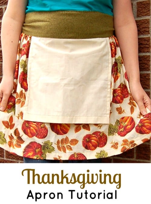 Easy Thanksgiving Apron pattern