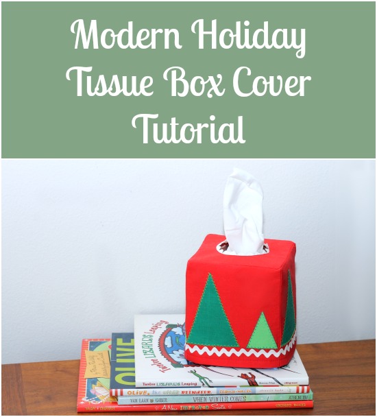 Christmas tissue box cover
