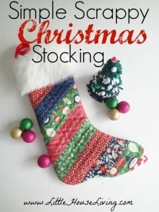 Simple Christmas stocking pattern