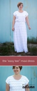 How to sew a maxi dress