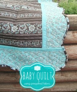 Baby quilt tutorial
