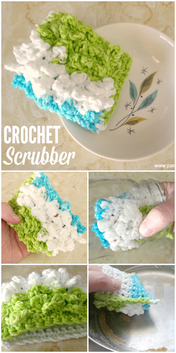 Crochet dishcloth tutorial
