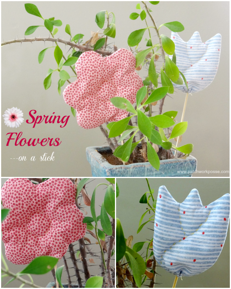 Flowers on a stick tutorial