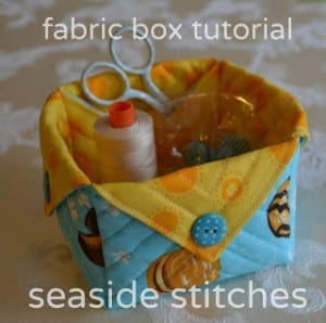 Easy Fabric Box Tutorial