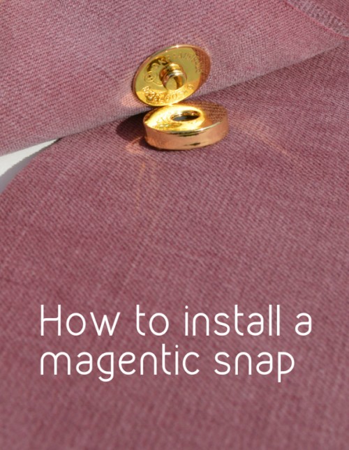 How to install a magnetic snap