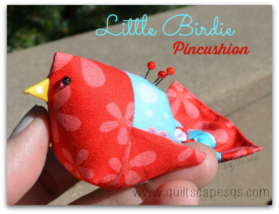 Bird pincushion pattern