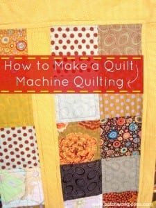 Machine quilting how to