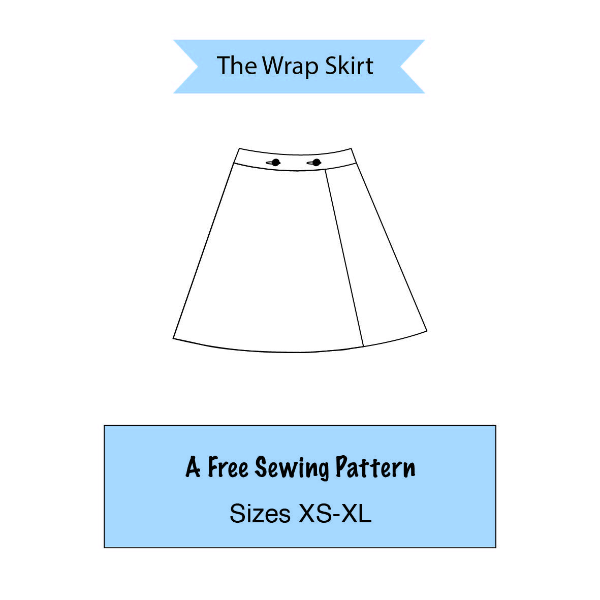 Wrap skirt pattern