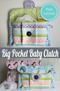 Big Pocket Baby Clutch pattern