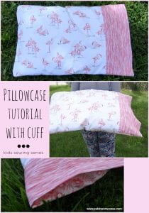 Pillowcase with cuff tutorial