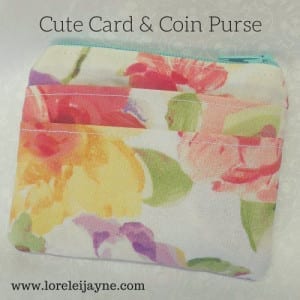 Card coin purse tutorial