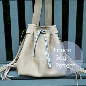 Fringe bag pattern