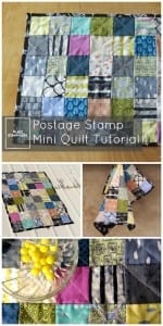 Postage Stamp Quilt Tutorial