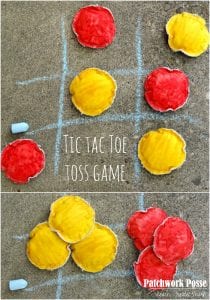 How to sew a tic tac toe game
