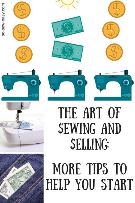 Tips for sewing and selling