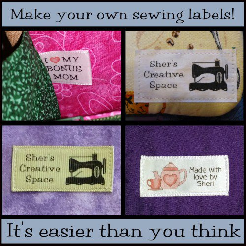 Make your own sewing labels