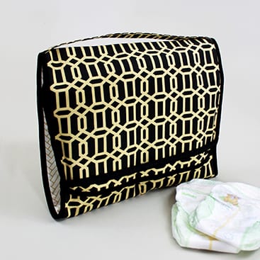 diaper changing caddy