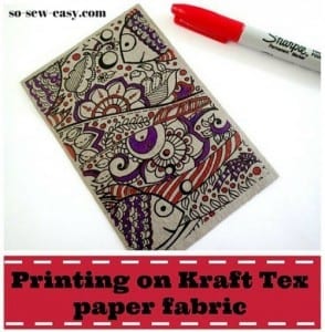 How to print and color Kraft Tex