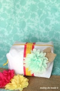 How to Sew a Boxy Zipper Pouch