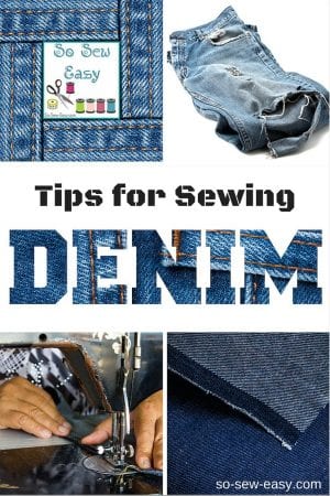 Tips for sewing denim | Sewing 4 Free