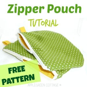 Zipper pouch tutorial