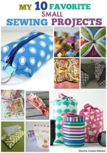 Fabric scraps sewing projects