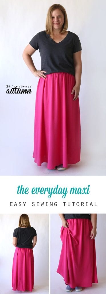 The everyday maxi skirt tutorial