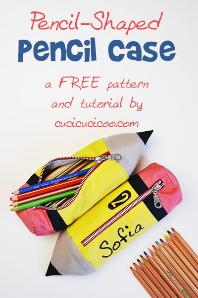 Pencil-Shaped Pencil Case