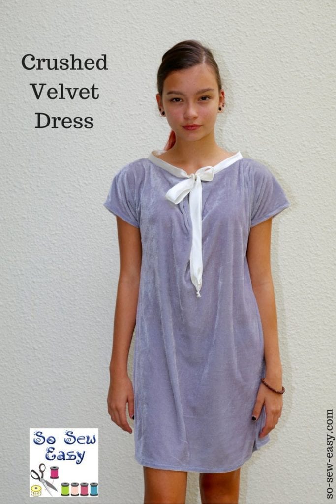 Crushed Velvet Dress