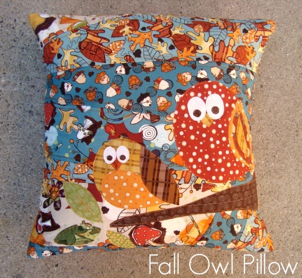 Fall pillow tutorial