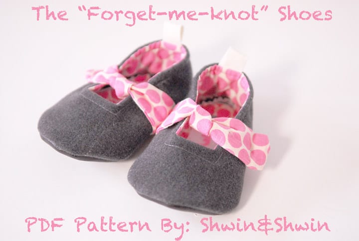 Forget-Me-Knot Baby Shoes