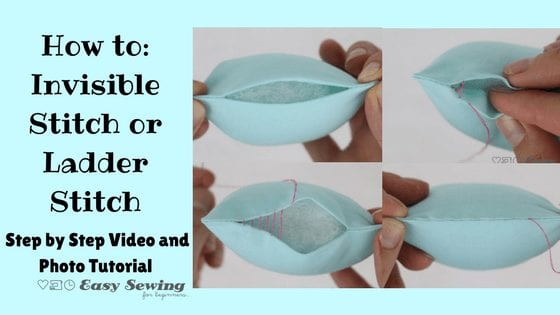 How to do a Ladder Stitch or Invisible Stitch