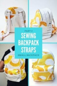 Sewing Backpack Straps