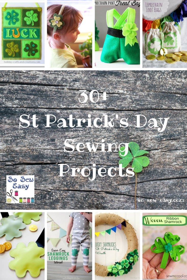 st patrick's day sewing