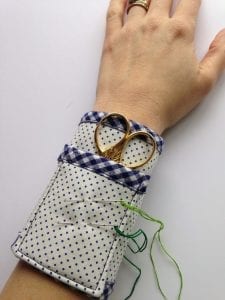 Embroidery Scissor Wrist Cuff