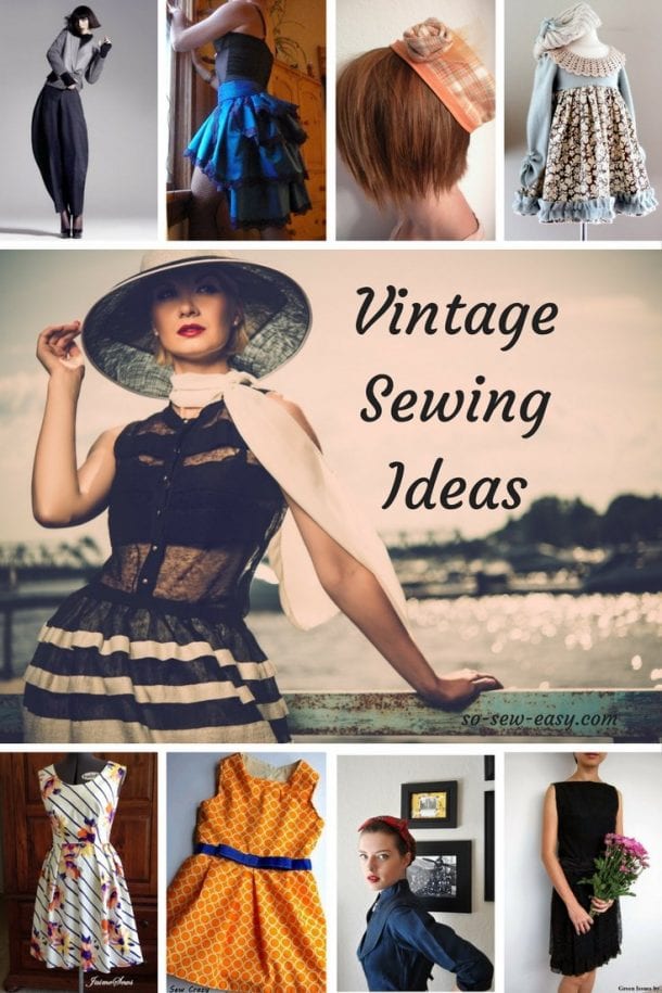 Vintage Sewing Ideas: Free Patterns Roundup | Sewing 4 Free
