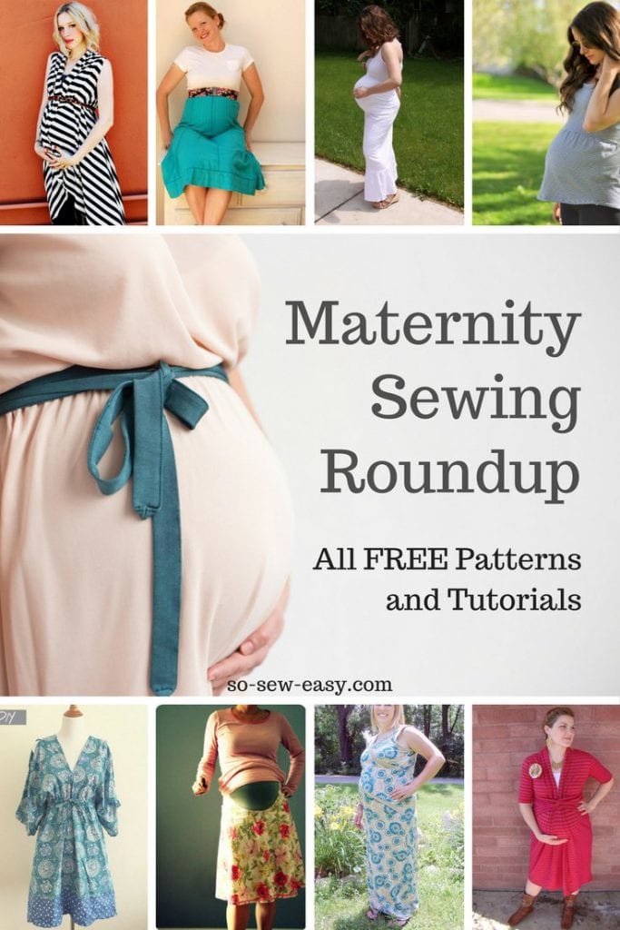 Maternity Sewing Patterns and Tutorials Roundup: All FREE